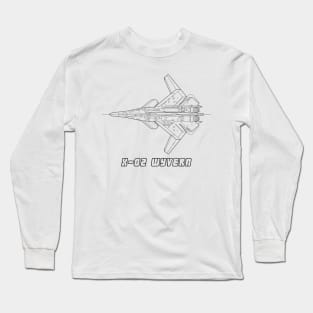 X-02 Wyvern Concept Jet (black) Long Sleeve T-Shirt